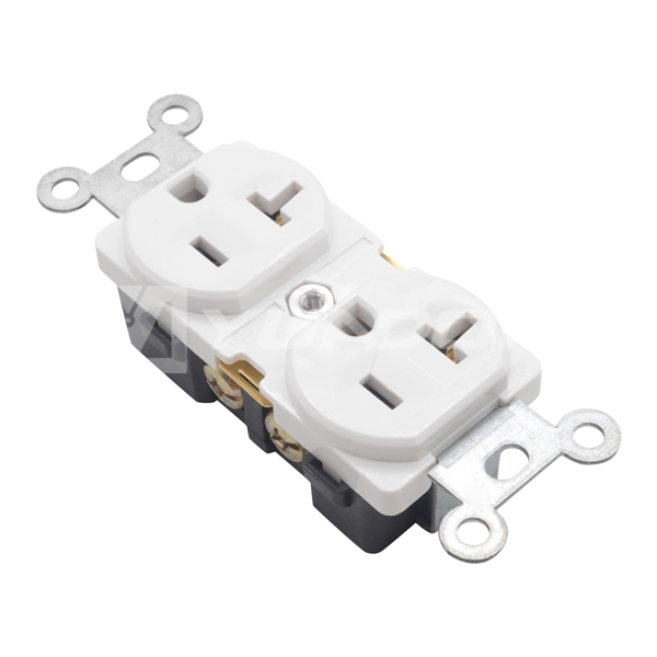 YDU-210美標雙聯(lián)插座 發(fā)電機設備暗裝AC電源插 15A 250V