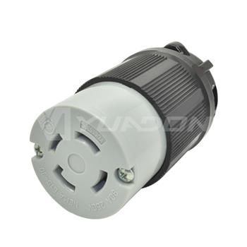 現(xiàn)貨NEMA L15-30C美式組裝連接器插座 30A250V美標(biāo)大功率工業(yè)插座